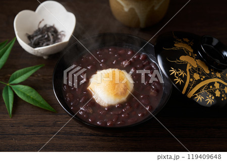 丸餅のぜんざい 丸餅のぜんざい 119409648