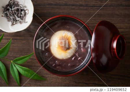 丸餅のぜんざい 丸餅のぜんざい 119409652