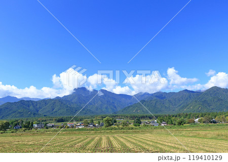 安曇野 有明山山麓の秋 安曇野 有明山山麓の秋 119410129