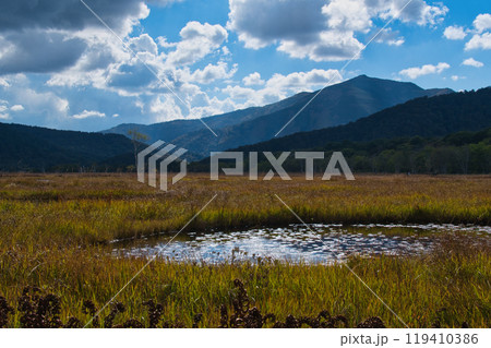 紅葉の尾瀬ヶ原 紅葉の尾瀬ヶ原 119410386