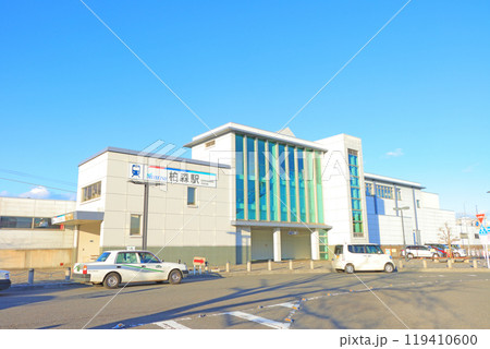 愛知県丹羽郡扶桑町、名鉄柏森駅の風景 愛知県丹羽郡扶桑町、名鉄柏森駅の風景 119410600