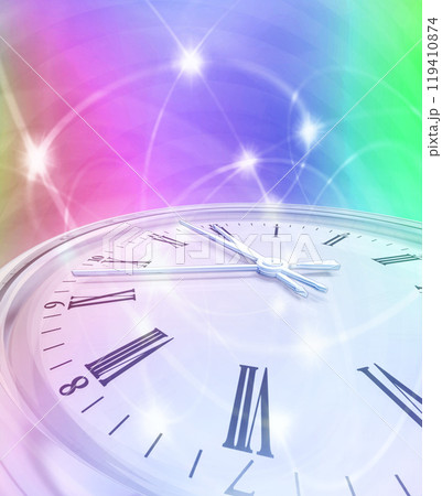 時計が時間を刻んでいく 119410874