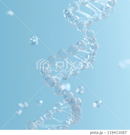 DNA風のサイエンスイメージ 119411087