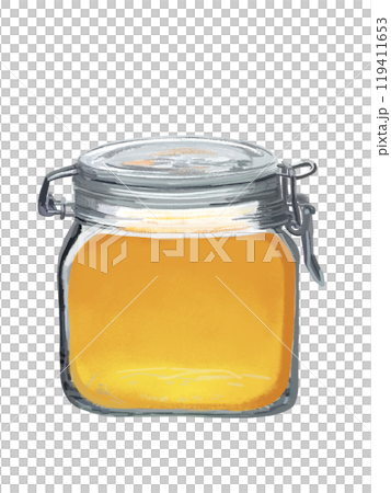 はちみつ（保存瓶）ラベルなし 119411653