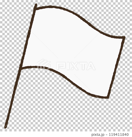 簡單的旗幟插圖 119411840