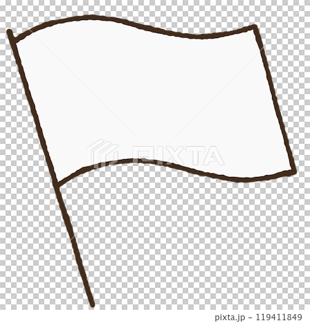 簡單的旗幟插圖 119411849