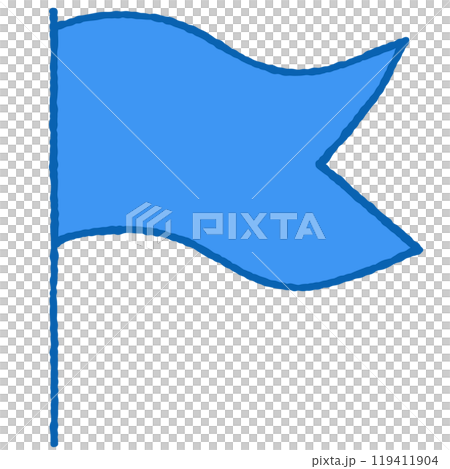 Simple flag illustration 119411904