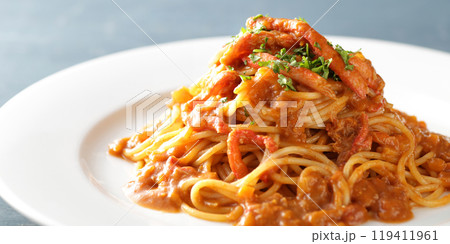 魚介類を使ったパスタ 119411961