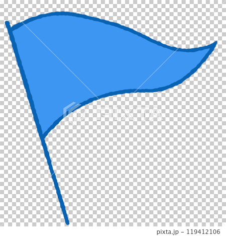 簡單的旗幟插圖 119412106