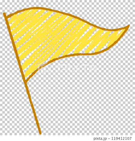 簡單的旗幟插圖 119412107