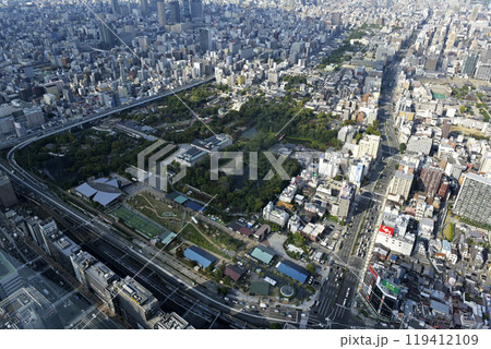 あべのハルカスから梅田方面を見る あべのハルカスから梅田方面を見る 119412109