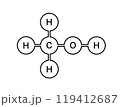 methanol molecule icon 119412687