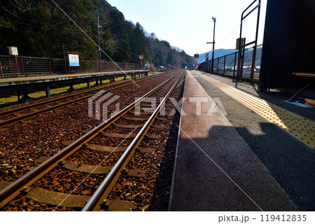 兵庫県佐用郡佐用町平福　智頭急行智頭線の平福駅 119412835