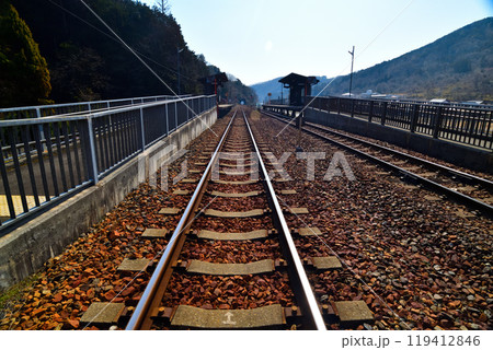 兵庫県佐用郡佐用町平福 智頭急行智頭線の平福駅 兵庫県佐用郡佐用町平福 智頭急行智頭線の平福駅 119412846