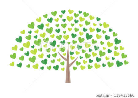 ハートの木のイラスト 119413560