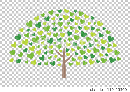 ハートの木のイラスト 119413560