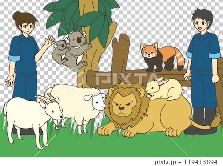 動物園集合01 動物園集合01 119413894