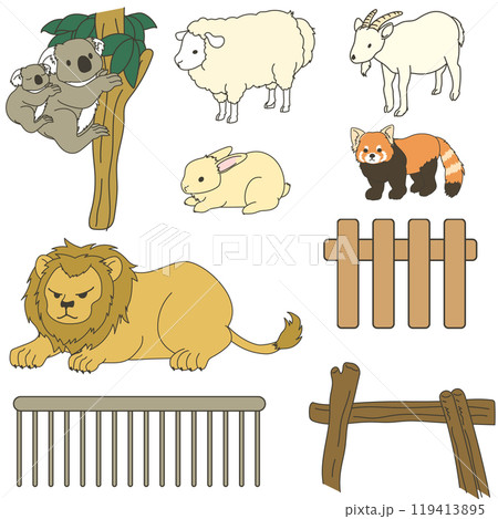 動物園集合02 動物園集合02 119413895