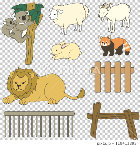 動物園集合02 動物園集合02 119413895