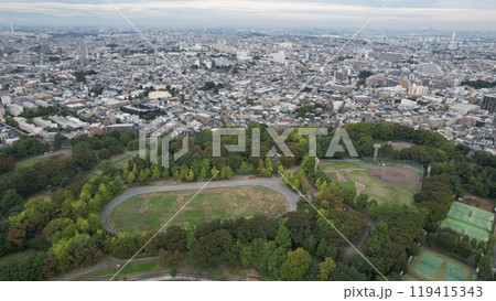 ドローン写真　板橋区城北中央公園 119415343