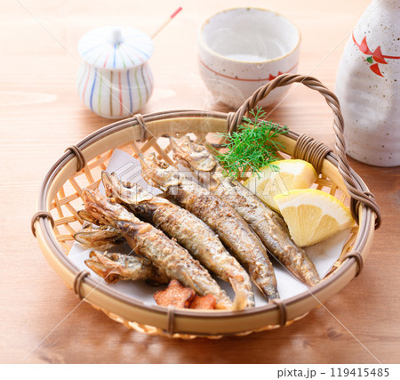 子持ちシシャモの唐揚げ 119415485