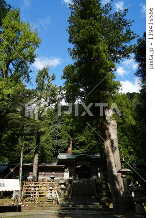 日本一複雑な屋根の神社　岡太神社・大瀧神社 119415566