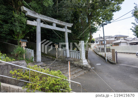 石切劔箭神社上之社の一の鳥居(2024年9月撮影) 石切劔箭神社上之社の一の鳥居(2024年9月撮影) 119415670
