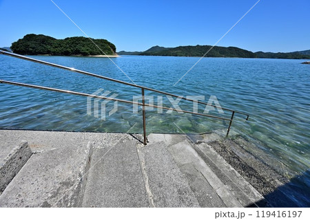 愛媛県今治市上浦町甘崎の甘崎城　村上水軍の拠点 119416197