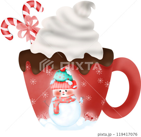 snowman mug snowman mug 119417076