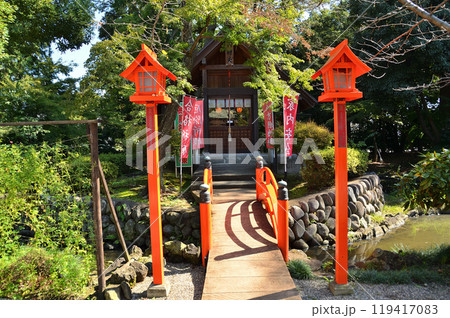 群馬県玉村町のパワースポット 玉村八幡宮の弁天様 群馬県玉村町のパワースポット 玉村八幡宮の弁天様 119417083
