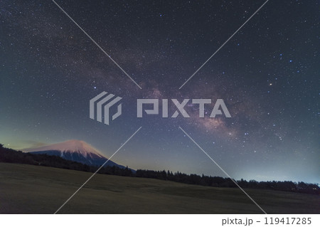 朝霧アリーナ 富士山と星空 朝霧アリーナ 富士山と星空 119417285