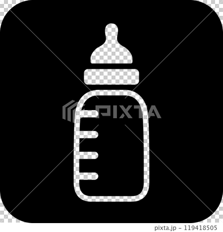 哺乳瓶のアイコン 119418505