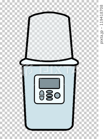 A simple and cute yogurt maker in a calm light blue color A simple and cute yogurt maker in a calm light blue color 119418708