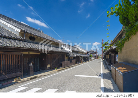 奈良明日香村 岡の古い街並み 岡寺門前町 奈良明日香村 岡の古い街並み 岡寺門前町 119418907