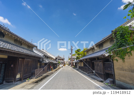 奈良明日香村 岡の古い街並み 岡寺門前町 奈良明日香村 岡の古い街並み 岡寺門前町 119418912