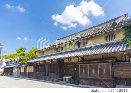 奈良明日香村 岡の古い街並み 岡寺門前町 奈良明日香村 岡の古い街並み 岡寺門前町 119418918