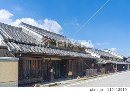奈良明日香村 岡の古い街並み 岡寺門前町 奈良明日香村 岡の古い街並み 岡寺門前町 119418919