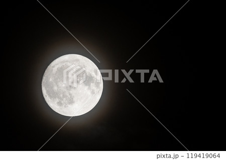 夜空に輝く月 夜空に輝く月 119419064