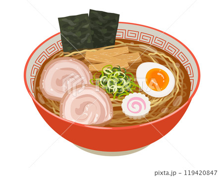 ラーメンのベクターイラスト 119420847