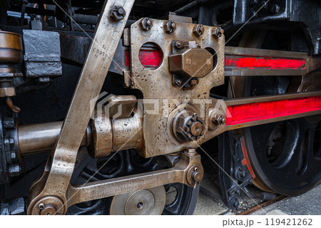 蒸気機関車のクロスヘッド 蒸気機関車のクロスヘッド 119421262