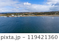 ドローンで空撮した海辺の風景 119421360
