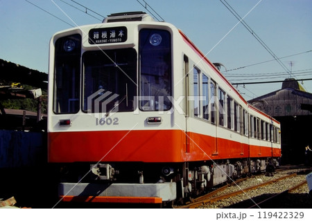箱根登山鉄道、1000形、1002-1001の初期の姿、入生田車庫、1981年10月25日 箱根登山鉄道、1000形、1002-1001の初期の姿、入生田車庫、1981年10月25日 119422329