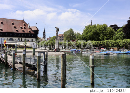 Graf Zeppelin Memorial in Konstanz, Lake Constance in Germany Graf Zeppelin Memorial in Konstanz, Lake Constance in Germany 119424284