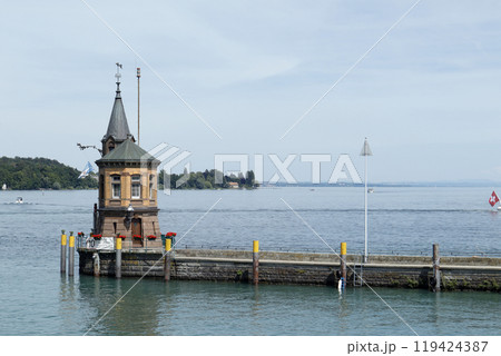 Harbor of Konstanz, Lake Constance in Germany Harbor of Konstanz, Lake Constance in Germany 119424387