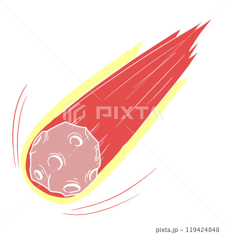 隕石のイラスト 119424848