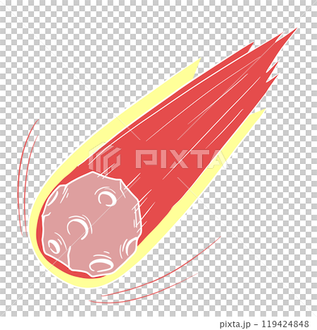 隕石のイラスト 119424848