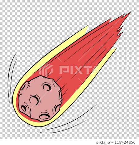 隕石のイラスト 119424850