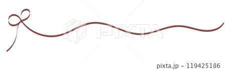 ちょっとおしゃれなリボンのライン ちょっとおしゃれなリボンのライン 119425186
