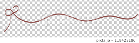 ちょっとおしゃれなリボンのライン ちょっとおしゃれなリボンのライン 119425186