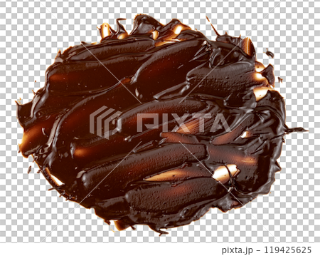 Chocolate spread isolated 119425625